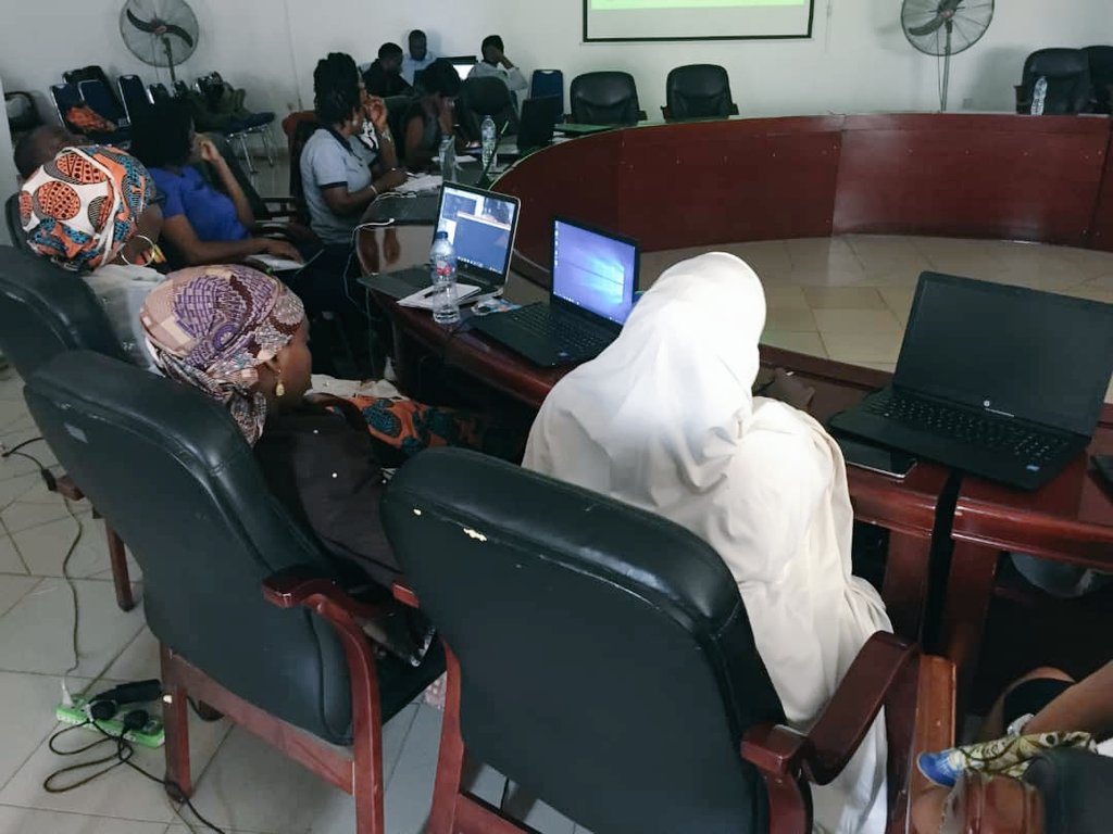 CYSECNG's tweet photo. @CYSECNG presentation and demo sessions by @sadiq_sensei at the ongoing LADIES ICT SUMMIT 2019 @ Obasanjo Space Research and Development Centre, Abuja.

22 -  26 JULY.

Organized by High Tech Centre for Nigerian Women and Youths
 In Partnership with @CiscoNetAcad
#CyberSecurity https://t.co/nZDTWDfkrW