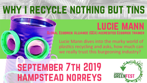 Come to this talk by the UK's leading ecobrick expert on 7th September at GreenFest to find out why she has concluded that recycling isn't the answer to our plastic crisis and what our options are really. #plasticfreejuly #plasticfreeforever #greenfest
communitygreenfest.weebly.com/talks.html