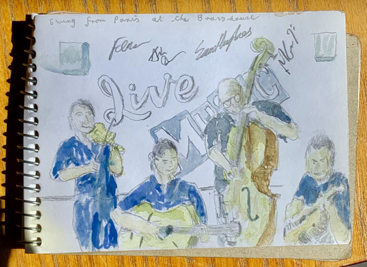 Mike Green (@mikegreenbass) on Twitter photo Old school “drawing” (do you remember those kids! 🤣) of Swing from Paris at this years <a href="/BirmJazzFest/">Birmingham Jazz & Blues Festival</a> with <a href="/AndyJGuitar/">Andy Bowen</a> #FennerCurtis and #SamHughes by Ivor Cogdell
#mikegreenbass #doublebass #jazz #livemusic #acousticbass #guitar #jazzguitar #doublebassist #gypsyjazz #violin Old school “drawing” (do you remember those kids! 🤣) of Swing from Paris at this years <a href="/BirmJazzFest/">Birmingham Jazz & Blues Festival</a> with <a href="/AndyJGuitar/">Andy Bowen</a> #FennerCurtis and #SamHughes by Ivor Cogdell
#mikegreenbass #doublebass #jazz #livemusic #acousticbass #guitar #jazzguitar #doublebassist #gypsyjazz #violin