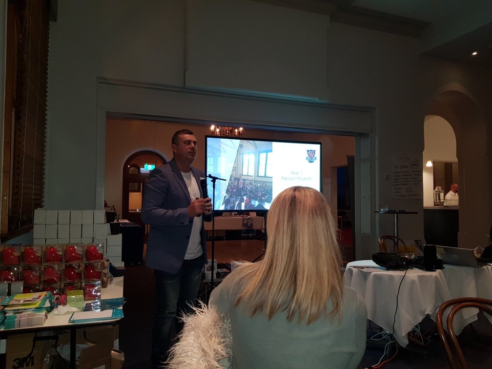 PubPDNewy's tweet photo. @ntowney opens @PubPDNewy  with an inspiring delivery about connecting, engaging and been passionate about learning at Newcastle High. #pubpdnewy https://t.co/TWZYJVYoAD
