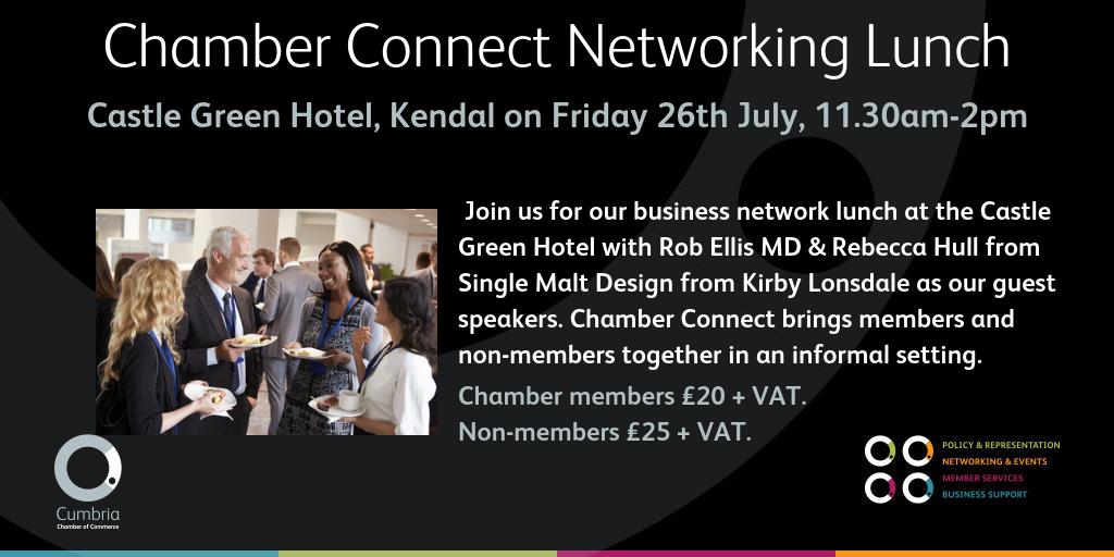WeAreSingleMalt's tweet photo. It's the @CumbriaHub Chamber Connect Networking Lunch today. We can't wait to see everyone there!🧡 https://t.co/3UQyXH55Na