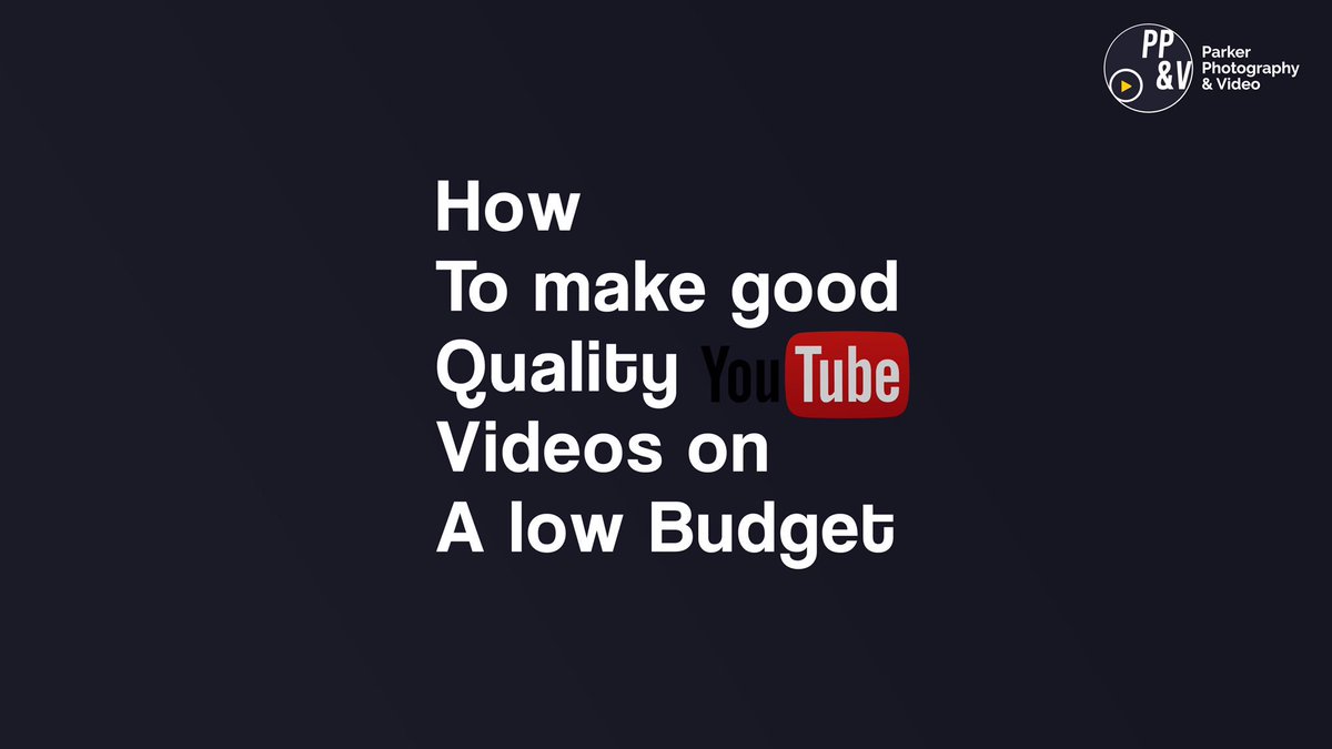 VideoParker's tweet image. Check out this article which covers how you can make good quality video content for YouTube on a low budget. 

parkerpandv.co.uk/how-to-make-go…

#howtomakeyoutubevideos #videomakingtips #videoproductiontips #videographyonabudget