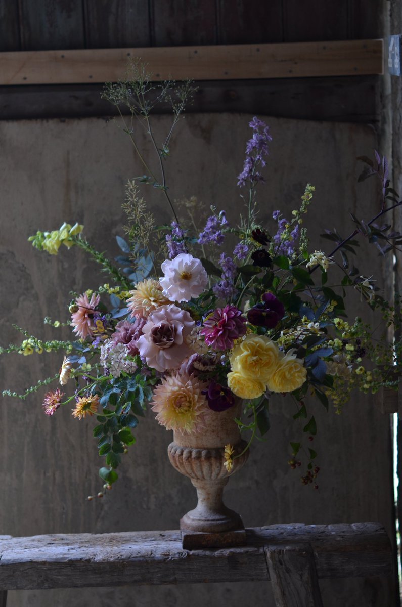 SarahSimply's tweet image. When the shed is the only cool place 🌿🌿. #urnclass, #flowerclass, #flowerphotography