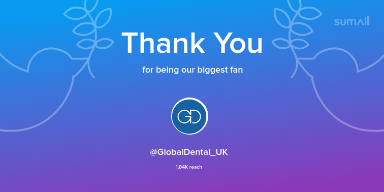 Our biggest fans this week: GlobalDental_UK. Thank you! via sumall.com/thankyou?utm_s…
