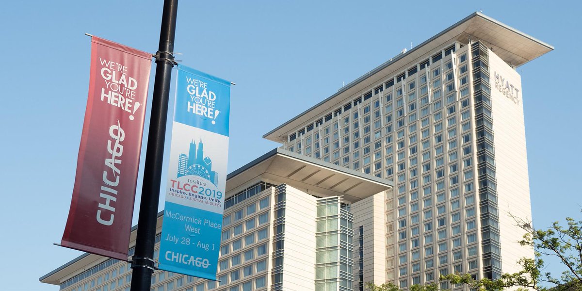 The flags are flying here in #Chicago for our #tessnet community as we count down to #TLCC2019 on Sunday! For those of you on your way in person - safe travels ✈️ . For those of you tuning in from home - you're with us ❤️