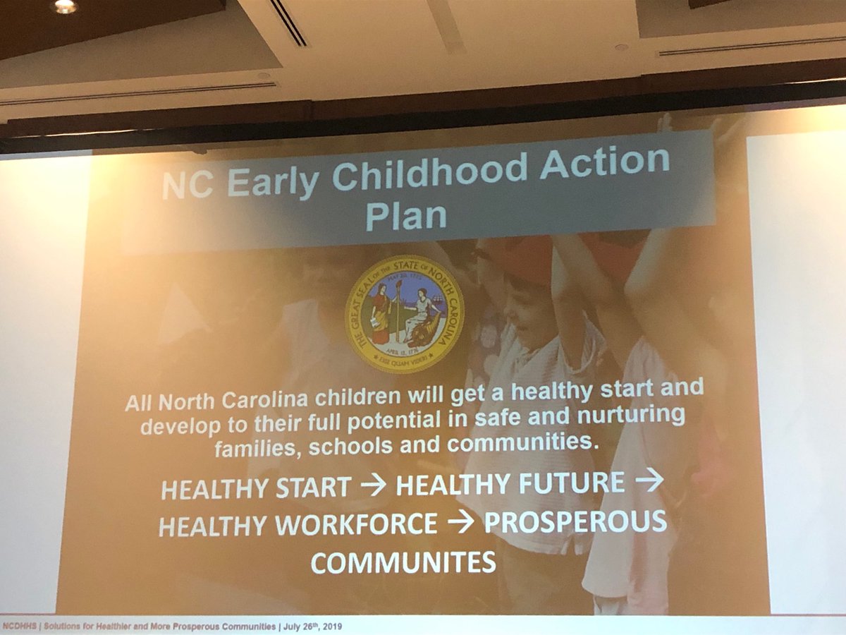 AColeGRCC's tweet photo. ⁦@SecMandyCohen⁩ says life long health outcomes start before the age of 5. A healthy start is critical. ⁦@raleighchamber⁩ #HCForum19 https://t.co/JS3KymGVUv