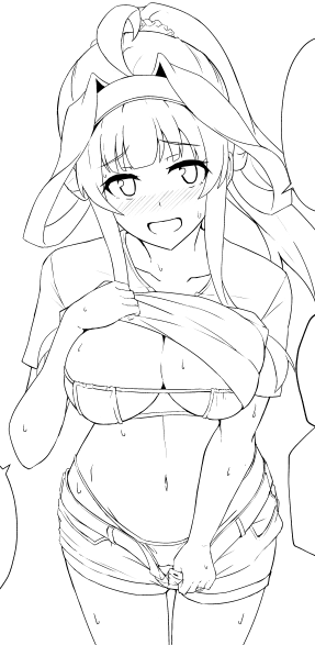 誘惑金剛。たくしあげ好きなんだ… 