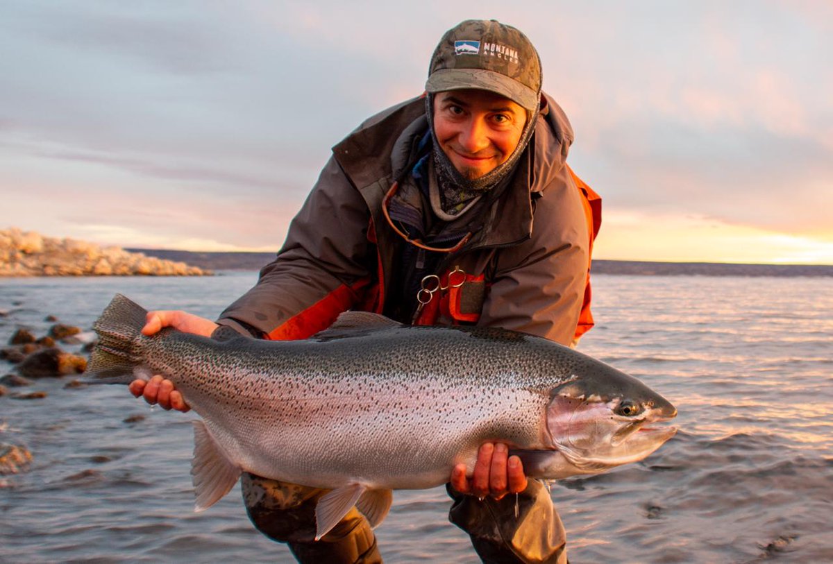 JurassicLake's tweet photo. Warning, this may happen to you if you visit our lodge.
More info: https://t.co/x1vtx6Zw6x 
.
#jurassiclake #rainbowtrout #trout #fishing #flyfishing #fishingtrip #patagoniafishing #catchandrelease #StrobelLake #BarrancosoRiver https://t.co/iSHrkU84ps