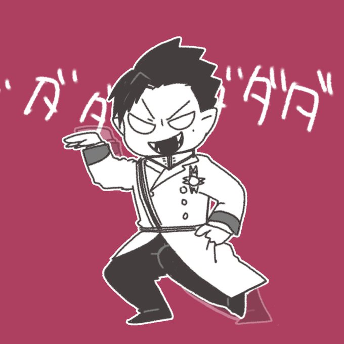 間抜けなので一枚他レイヤー隠し忘れて残像になってしまいましたが、なんかいい味出たから残した 