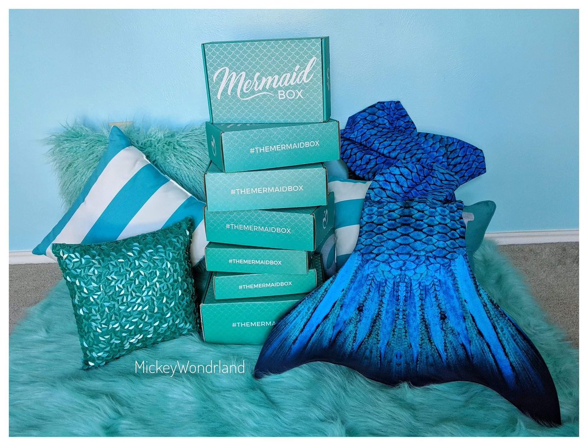 MickeyWondrland's tweet photo. Mermaid Summer! Mermaid tail by @Mertailor Pillows @AtHomeStores and monthly @mermaidful boxes. https://t.co/ysPiI5W0IY #Mermaid #mertailor #athomefinds #summer https://t.co/OjaYwjClOJ
