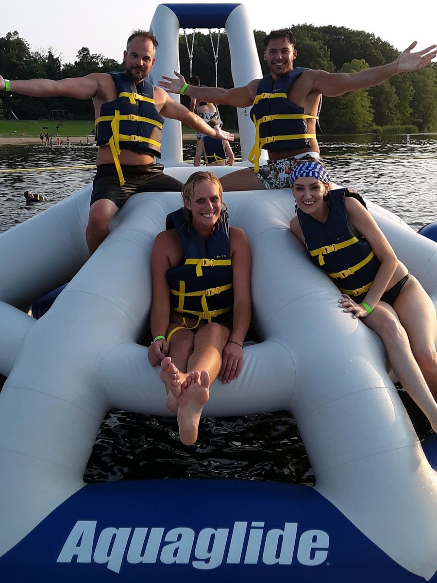 IslandWater's tweet photo. Our first Adult Night was a Blast! Thank you to all the big kids that conquered the Island. Stay tuned for our next Adult Night date. #bigkid #conquertheisland #adultnight #baldmountain #lakeorion  @PureMichigan @MLive https://t.co/cDYkZpBOSR