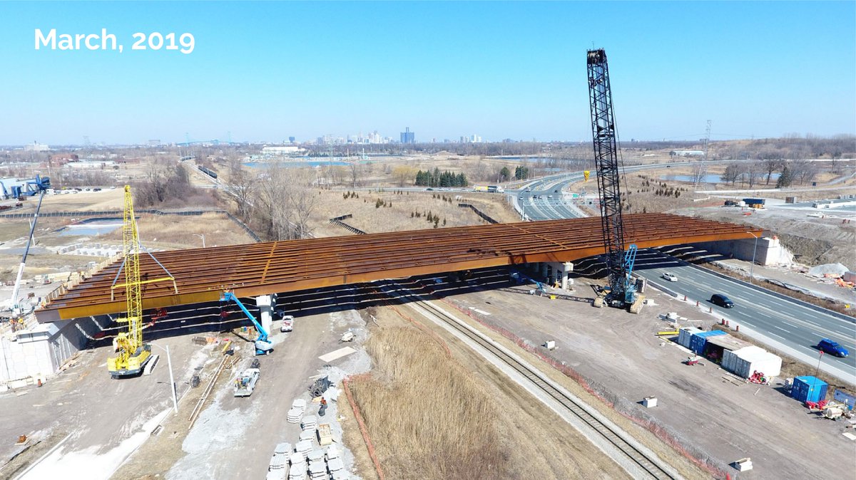 Gordie Howe International Bridge ×'×˜×•×•×™×˜×¨ Constructionupdate See The Progress On The Ojibway Overpass Connecting The Rt Hon Herb Gray Parkway To The Gordiehowebridge Canadian Poe Over The Last 5 Months Flashbackfriday Https T Co Qsmq0num8z