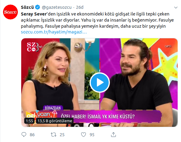 Bir insan astrolojiye inanıyorsa, IQ'su diplerdedir; isterse profesör olsun...

"Seray Sever"