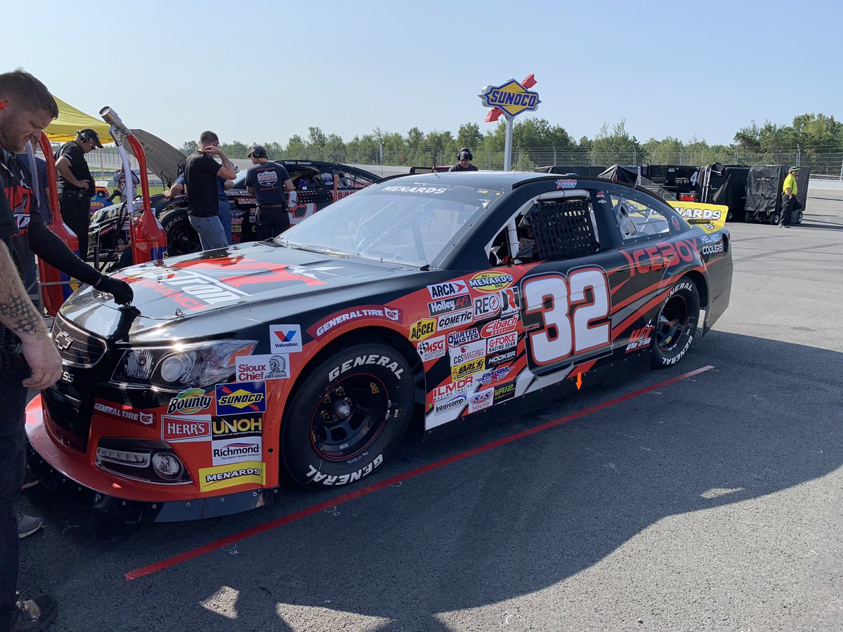 .<a href="/AustinWSelf/">Austin Wayne Self</a> comes in for a few adjustments to try and get his car right where he wants it for tonight’s Race.