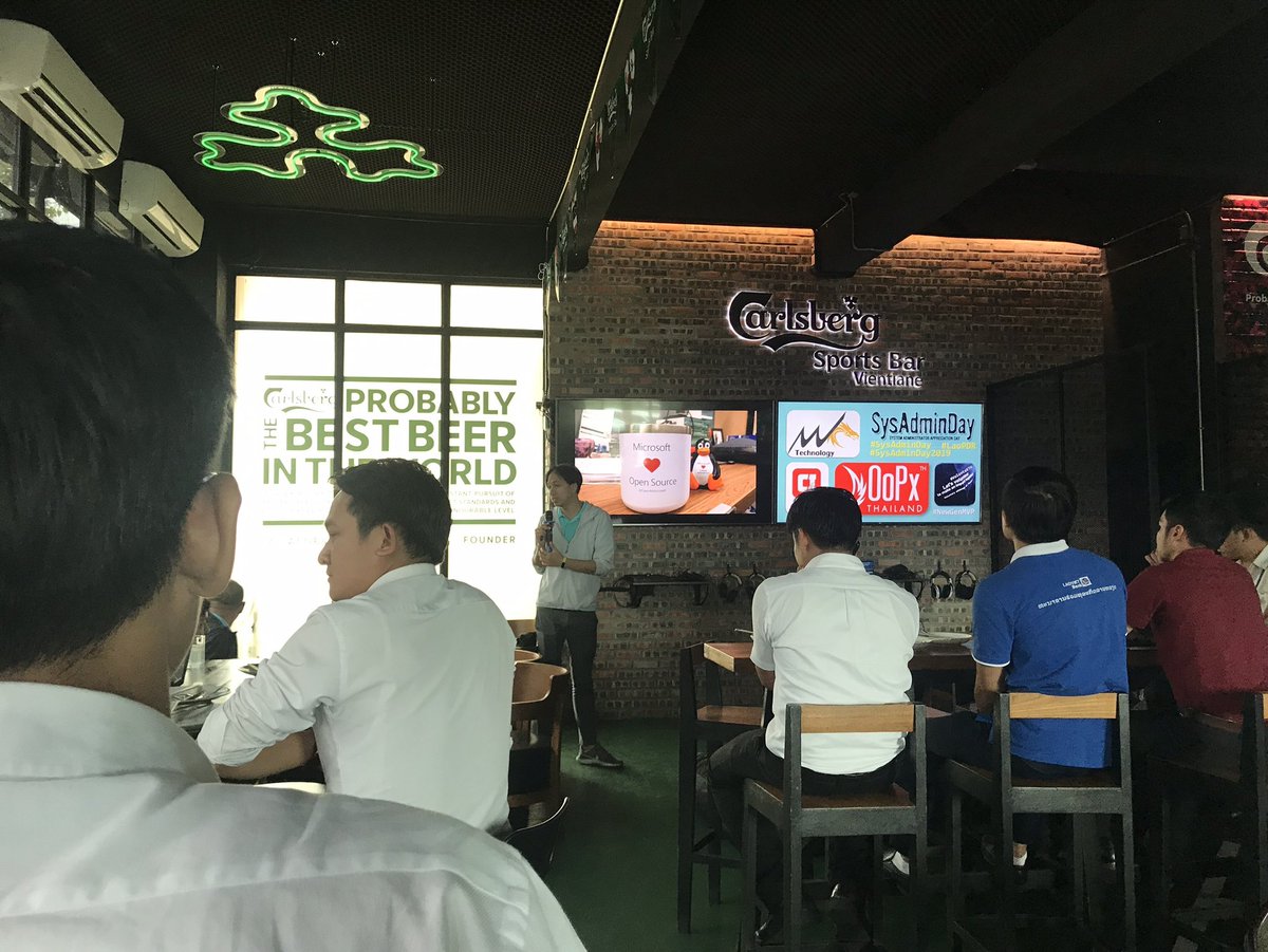maeklong's tweet image. #MicrosoftLoveOpenSource #MicrosoftLoveLinux #LinuxOnAzure #MicrosoftAzure

#SysAdminDay2019 #SysAdminDay #LaoPDR