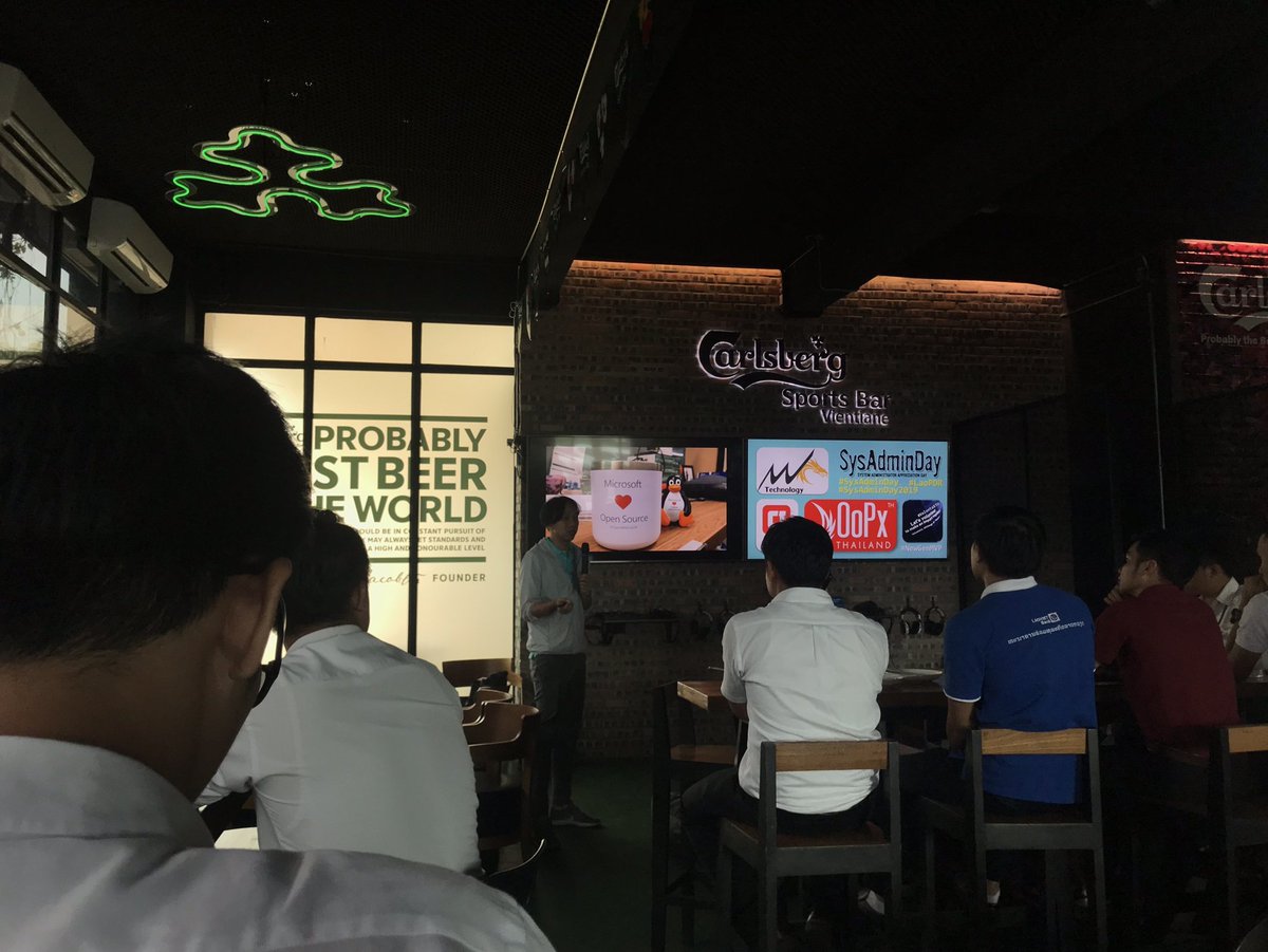 maeklong's tweet image. #MicrosoftLoveOpenSource #MicrosoftLoveLinux #LinuxOnAzure #MicrosoftAzure

#SysAdminDay2019 #SysAdminDay #LaoPDR