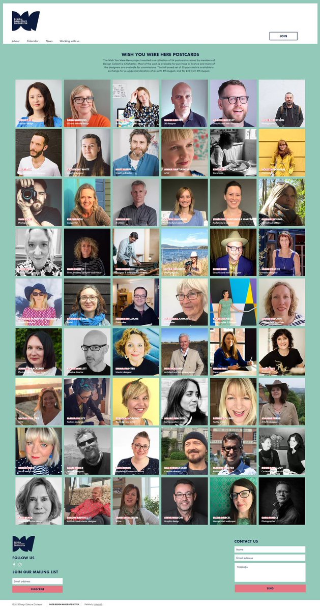 Very proud to have spear-headed this project, promoting creative professionals in #chichester. A huge amount of work, but much needed to expose our hidden creative community: LOOK, WE ARE HERE! designcollectivechichester.co.uk/wish-you-were-… #designers #illustrators #architects #makers #writers