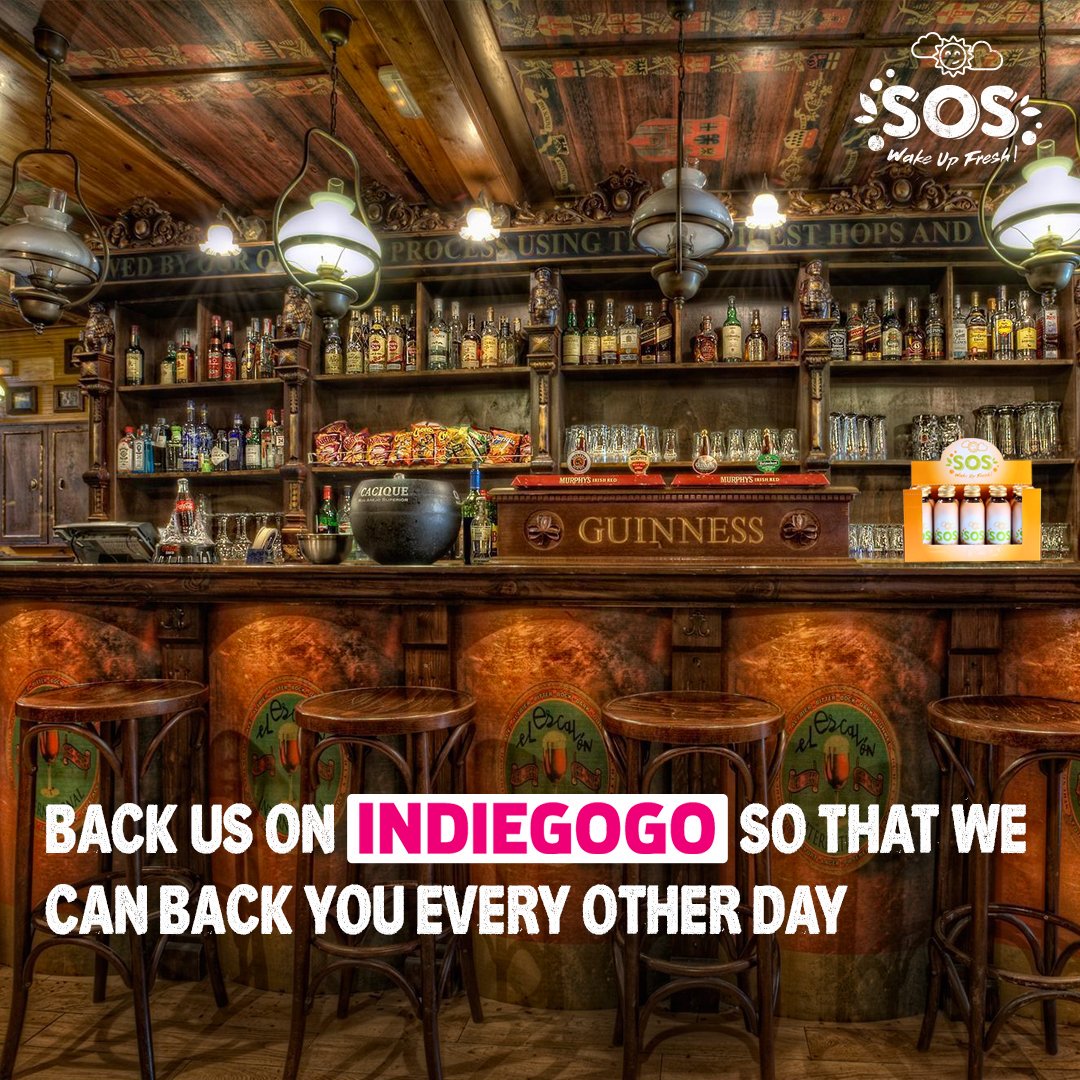 All right folks, we need your help. We are wee close to getting our product out and need your hand in getting there.

Back us at our Indiegogo campaign :
bit.ly/2LDLILk

#crowdfunding #indiegogo #drinksos #afterparty #wakeUpFresh #partytime
#FirstTweet