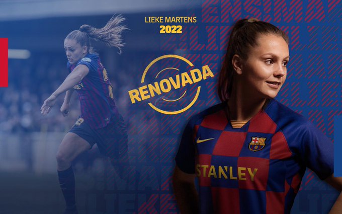 Lieke Martens renueva con el Barça.