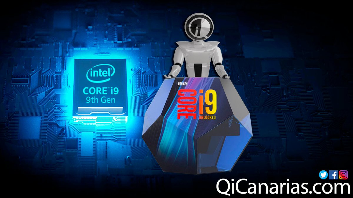 Procesador Intel Core i9-9900K 😱
<a href="/Intel_Spain/">Intel España</a> <a href="/QiMetal/">Qi Metal Series</a> 
bit.ly/2JRIXhQ
Realiza tu pedido cómodamente desde casa 🏠
Envío gratis!!! 👏👏
QiCanarias.com
#Intel
#QiCanarias #QiPuntosdeventa #QiEnvíogratis