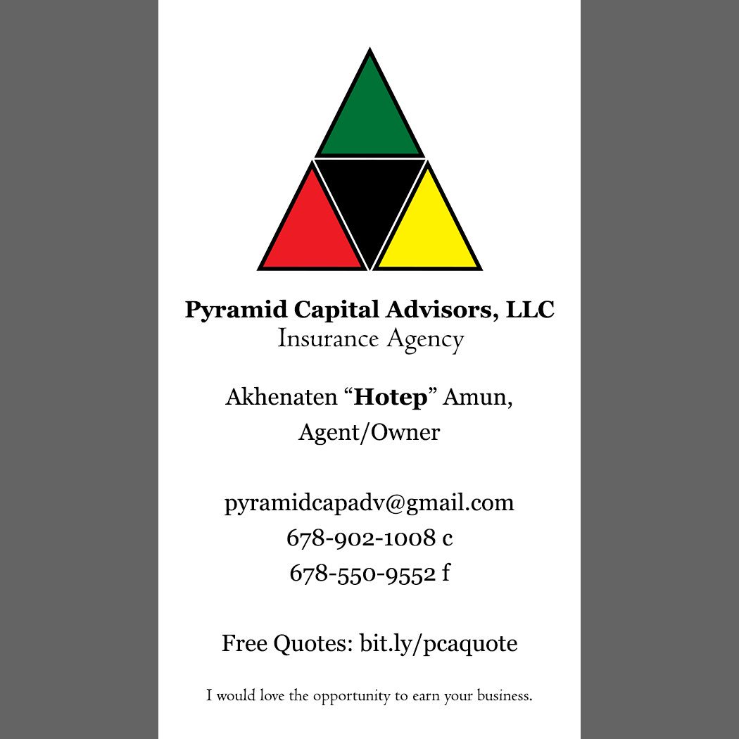 pyramidcapadv's tweet photo. Here’s my card. Give me a call, send an email or complete the request for a quote. 
===
At #PyramidCapital we can offer insurance products for all of your needs - life, auto, home, business and more. @pyramidcapadv #smallbusiness #insurance #insuranceagency #stockbridge #Georgia https://t.co/uj6EmZPCdN