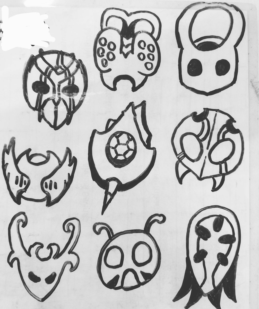 BitRadical's tweet photo. The #hollowknight bugs from my Instagram tournament.
.
.
.
.
#art #artist #sketch #sketchartist #sketchart #whiteboard #dryerase #doodle #doodles #practice #practicepiece #artpractice #lineart #linework #drawing #drawstuff #drawings #draw #draweveryday #hallownest #bugs #masks https://t.co/XtBXisa8Is