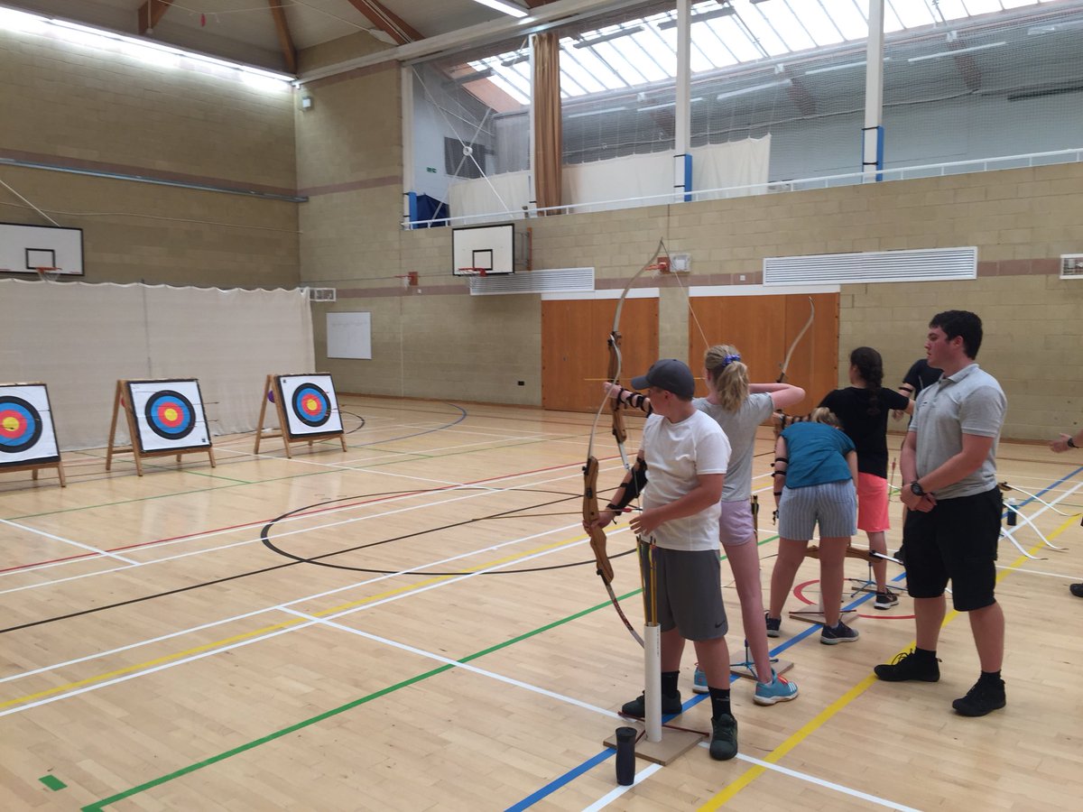 Many thanks also to Phillip &amp; the <a href="/PeacockArchery/">Peacock Archery</a> for giving students the opportunity to try a new skill. It was very engaging and became extremely competitive! <a href="/archerygb/">Archery GB</a>