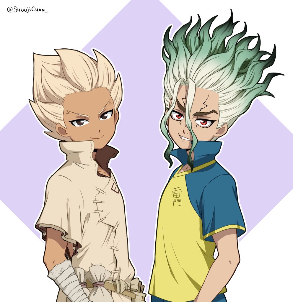 O Xrhsths Sara Bon ᐛ Sto Twitter I Draw My Favorite Characters Ever With Anti Gravity Hair W イナズマイレブン ドクターストーン Inazumaeleven Drstone Crossover Gouenjishuuya Ishigamisenku 豪炎寺 千空 T Co