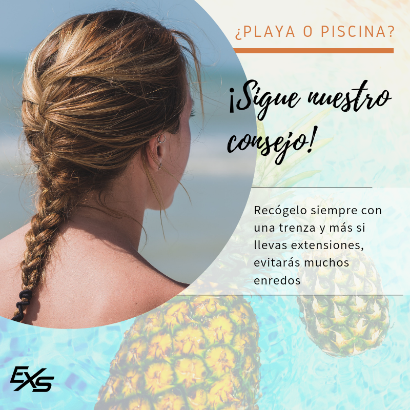 extensionessur's tweet photo. ¿Eres más de playa o de piscina? Vayas donde vayas no olvides recoger tu melena con esas trenzas que nos encantan 😍 
#cuidadoextensiones #extensionespelonatural #cuiadadoscabello https://t.co/Xo9GLecQxu