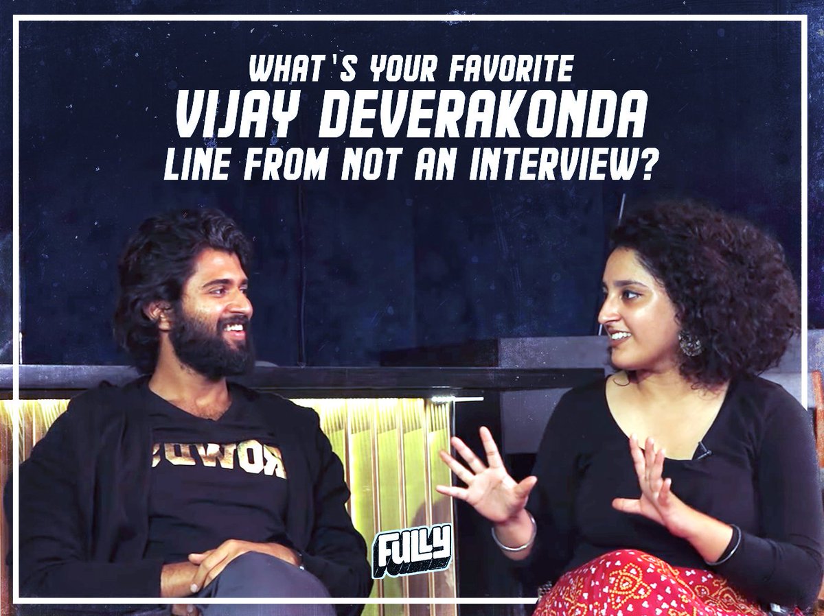 fullyfilmy_offl's tweet photo. What's your favorite highlight from the show?
#vijaydevarakonda #rashmikamandanna #dearcomrade #fullyfilmy #fully #notaninterview https://t.co/7rcIjxqi1t