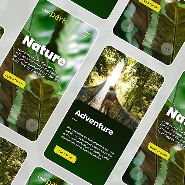 dientweb's tweet photo. A sneak peek on the mobile view of the Lara Park website UI design.
See the full design here:
https://t.co/Tx7GH5aHx0
#web #webdesign #ui #ux #uiux #webstagram #webdesigner #webdeveloper #uidesign #dientweb https://t.co/xPW8f54peg
