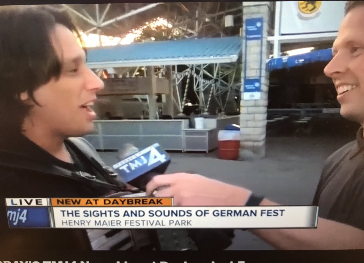 So great to have @alexmeixner performing a little Ozzy on #liveatdaybreak this morning. You can catch him at <a href="/germanfest/">GermanFest</a> this weekend. <a href="/tmj4/">TMJ4 News</a> @ShaunGalNews