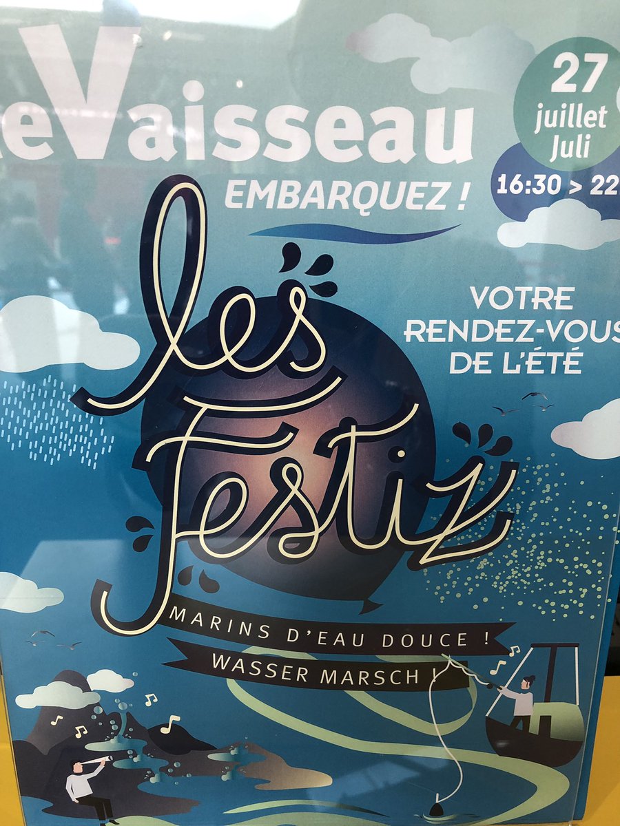 ALUTTERSCHMITT's tweet image. Ohé Ohé 😁Terre d’eau en vue #CD67 les Festiz @leVaisseau67 c’est demain samedi 27 juillet @toutlebasrhin  : toute l’équipe du #Vaisseau en pleins préparatifs pour une soirée festive 🌴🌞💧@F_Bierry