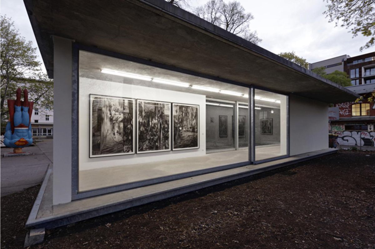 Excited to be showing in this summer exhibition Focus on Abstraction at the Pavilion am Milchhof in Berlin.
I had to say yes when I saw the exhibition venue....