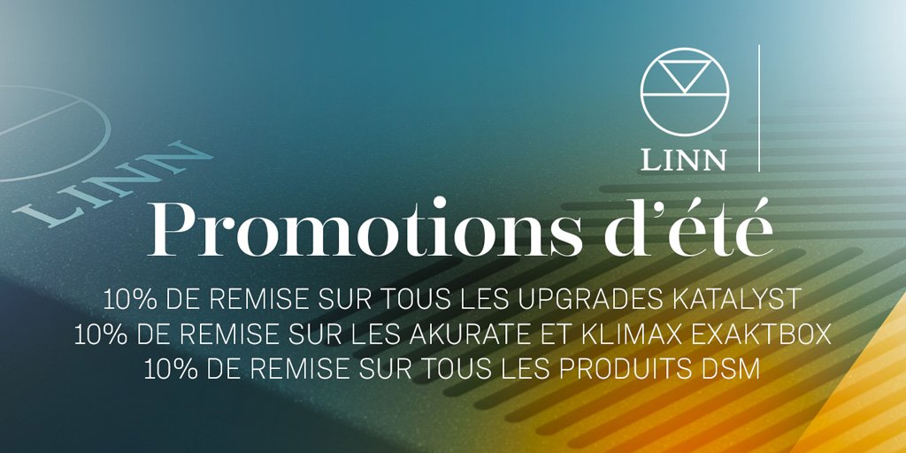 audiosynthese's tweet photo. PROMOTIONS D'ÉTÉ @linnproducts 
Valables jusqu'au 26/08
N'hésitez pas à nous contacter si vous avez la moindre question. https://t.co/EEQP0L3avS