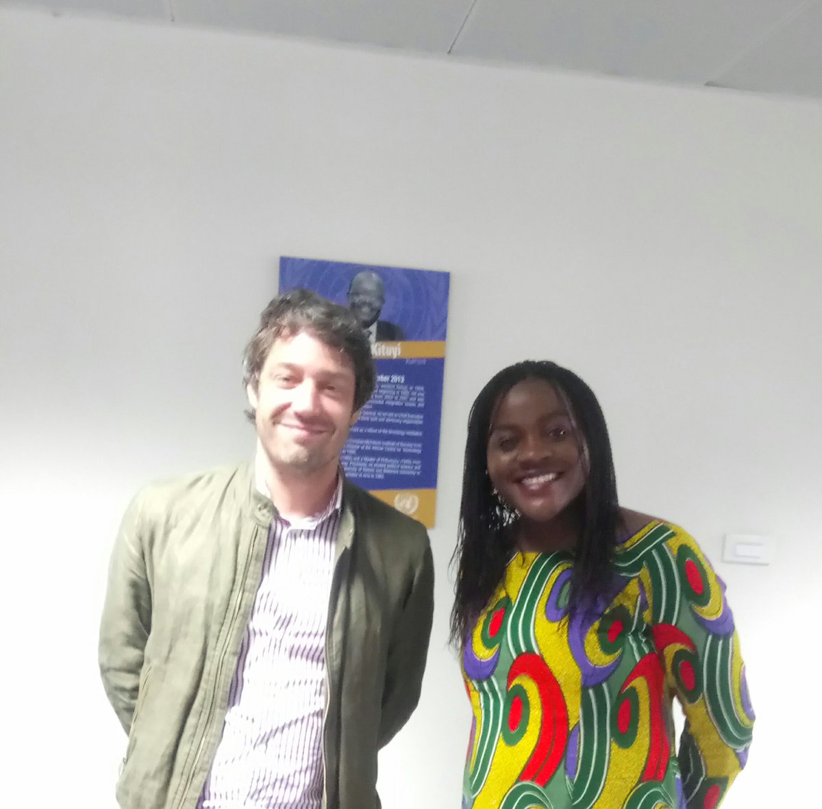 JoyKategekwa's tweet photo. Great to catch up with @UNCTAD Phillipe Rudaz who has been in town supporting #Ethiopia #National #Entrepreneurship #Strategy. Great work on #tradecapacity building. @unctadwif @UNCTADinAfrica https://t.co/dQOIiXp5dC