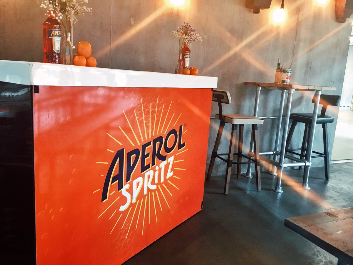 Anybody else super excited for tonight?! We've just had our Aperol Spritz bar delivered and are setting it up right now! 😍🔥💃🕺 #FridayFeeling bit.ly/2ZcZYs4
