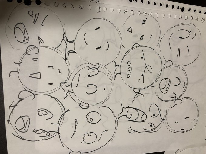 色々な表情が描けたら楽しいだろうなぁ 