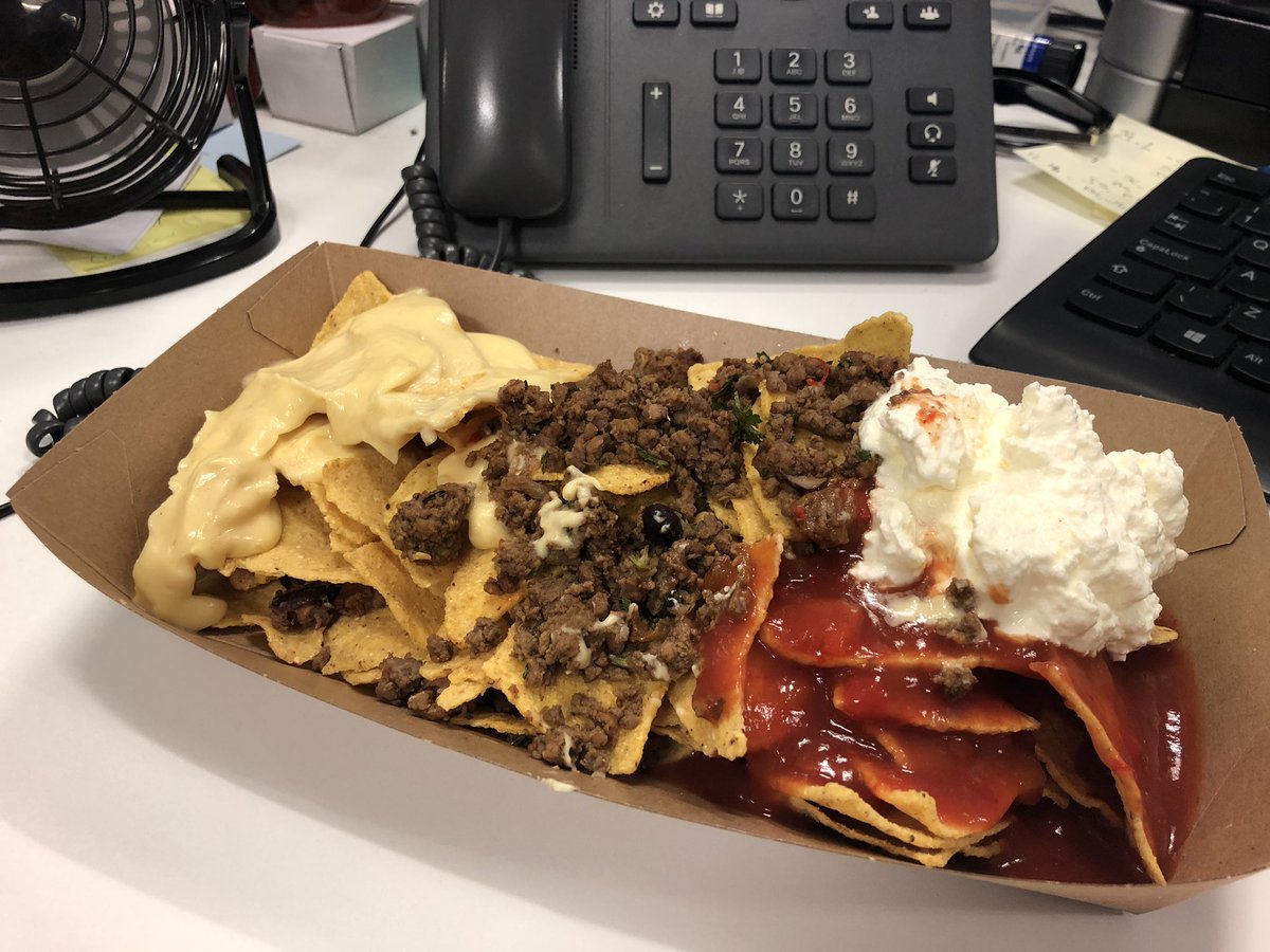 Nicolep86's tweet image. Amazing nachos at @olympia_london @_creativevents #eighteeneightysix #LondonFilmAndComicCon2019 @Showmasters