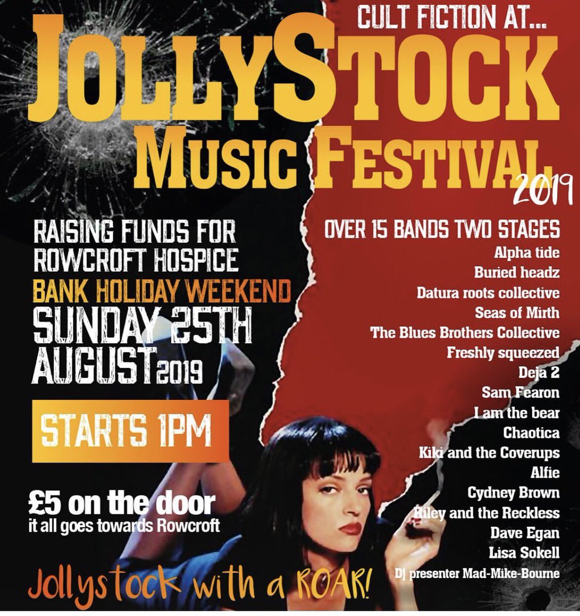 NineOddNotes's tweet image. It’s been a while, but now we’re back, to show you a good time!!! 
Catch up with us at @JollyFarmer_NA on 25th Aug, 15 great bands all in aid of @RowcroftHospice