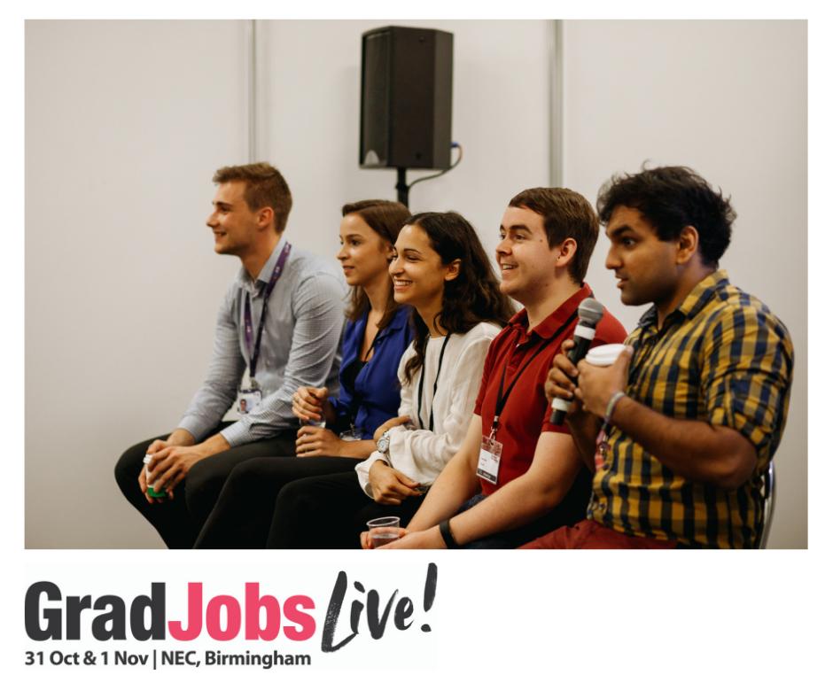 thenec's tweet photo. Find your dream #graduate job THIS WEEK at GradJobs Live! Come and join us this Thurs &amp; Fri to discover 1000s of jobs up for grabs! Get your #FREE tickets: https://t.co/3xXkdZ3CkD #GradJobsLive https://t.co/lGTd5kn6qu
