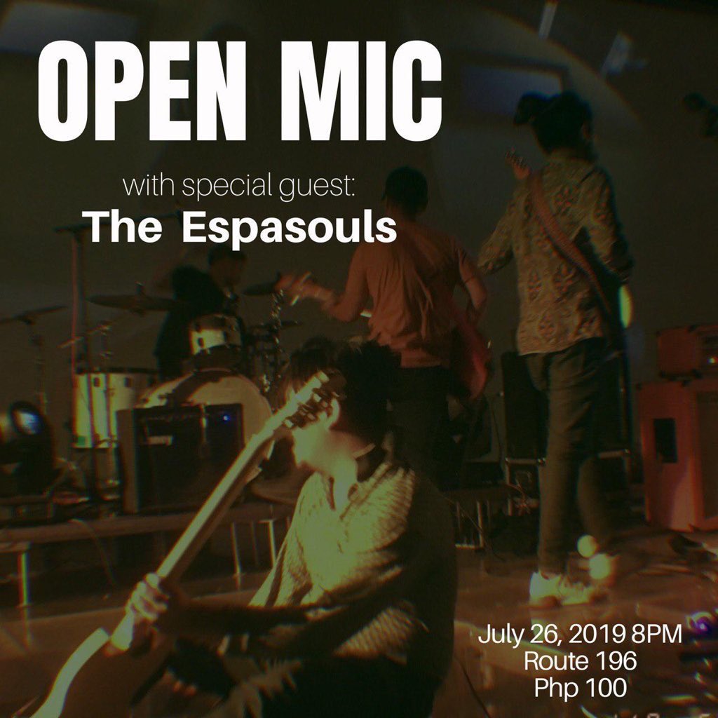 Guys, kung ako sa inyo pumunta kayong Route196 ngayong gabi kasi ganado ang Espa! Mukhang maglo-long set kami tonight. 😂