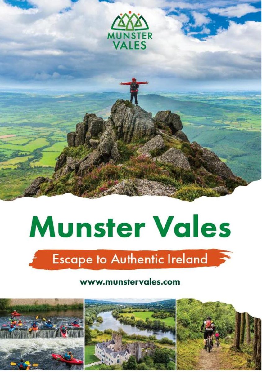 The new #MunsterVales brochure is hot off the press, packed full of practical and useful information for visitors to this magical region! If you would like to display the brochures in your premises please PM the page and we will arrange delivery. #AuthenticIreland #Travel