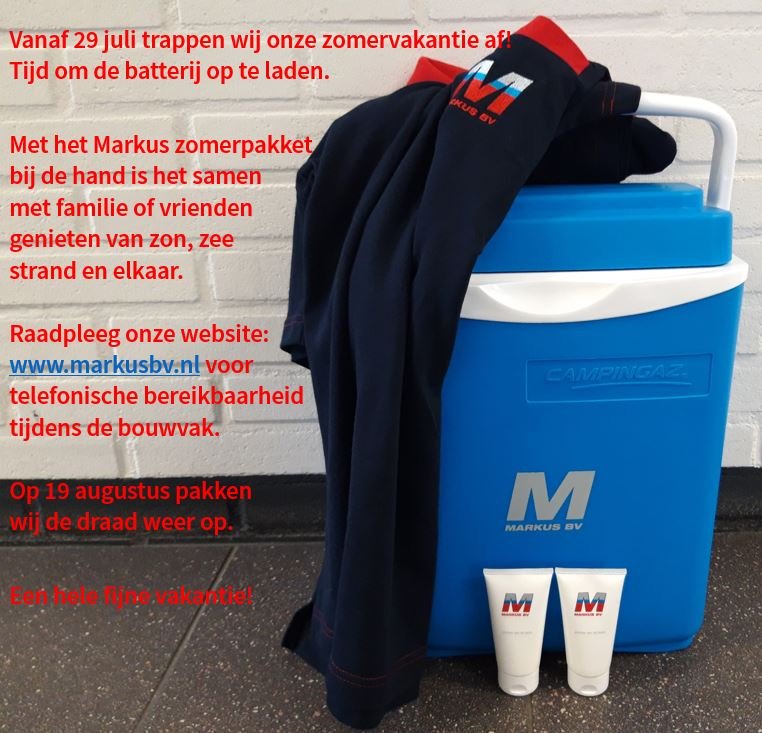 De bouwvak is begonnen!