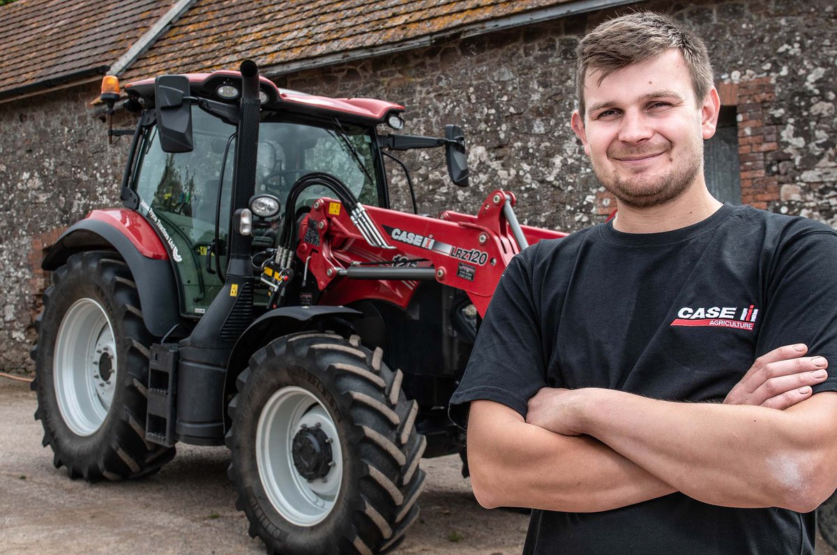 CaseIH_UK_IRE's tweet photo. “I only have one tractor on the farm, so it needs to be a good all-rounder and the Maxxum fits the bill." See why Craig Down, Tiverton dairy farmer, thinks the #Maxxum 125 is the only tractor his farm needs. #DemandMore #Devondairy https://t.co/BvqBWb9oXM