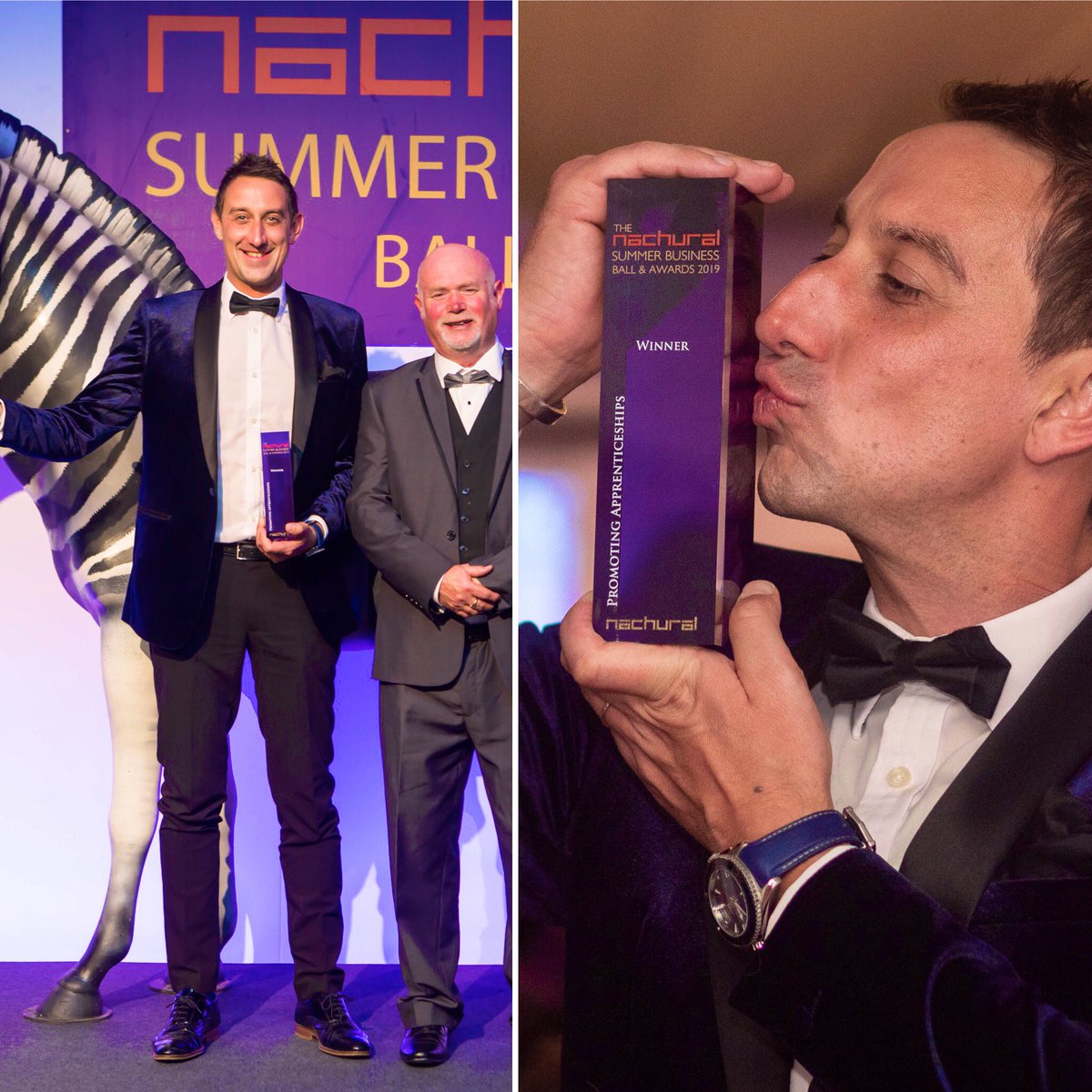 Congratulations to our winners of Promoting Apprenticeships - <a href="/Incomm_training/">In-Comm Training</a> on your well deserved success. You hold the award like a true winner! A huge thank you to our award sponsor <a href="/pathwaygroup/">The Pathway Group</a> for supporting the important role of Apprenticeships. #nachbiz19