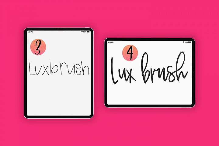 Worthful's tweet image. #FREE: 8 Procreate Lettering Brushes bundle by LuxMauve Creations. #FreebieFriday! Download this #Freebie #Brush #Bundle from Design Bundles...  w3n.us/8letteringbrus…