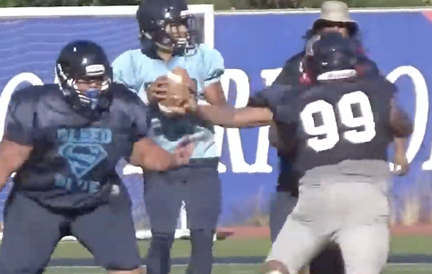 VIDEO: Scrimmage highlights between No. 1 Saint Louis and Kailua: hawaiiprepworld.com/football/video…