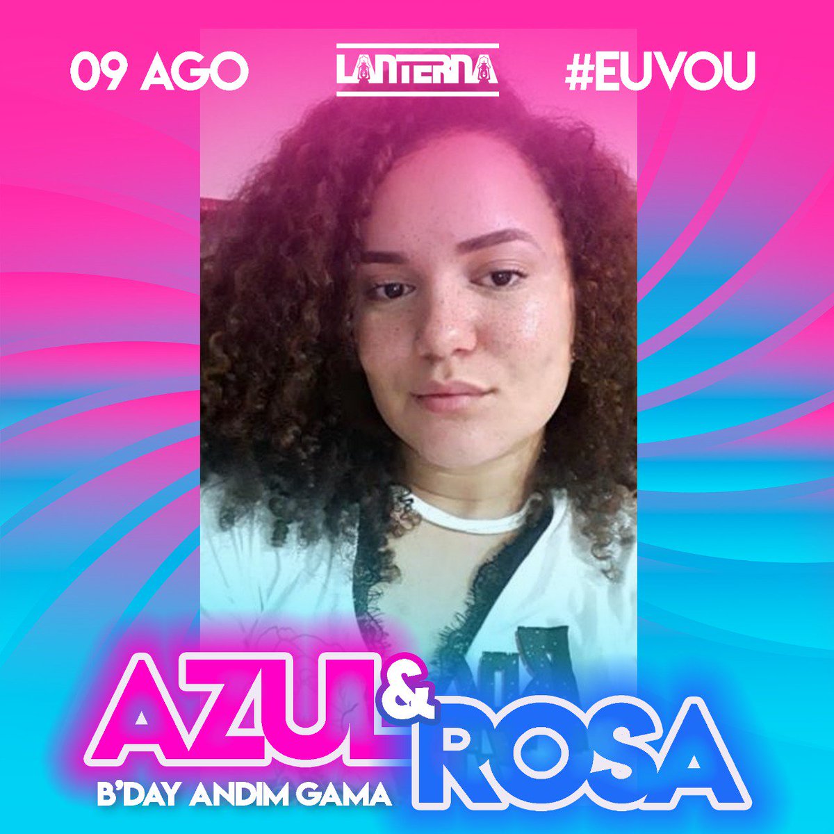 andimgama's tweet photo. as @ mais lindas do site marcarão presença se vc não for só vc não vai #azulerosa #euvou https://t.co/nKRMS2t40d