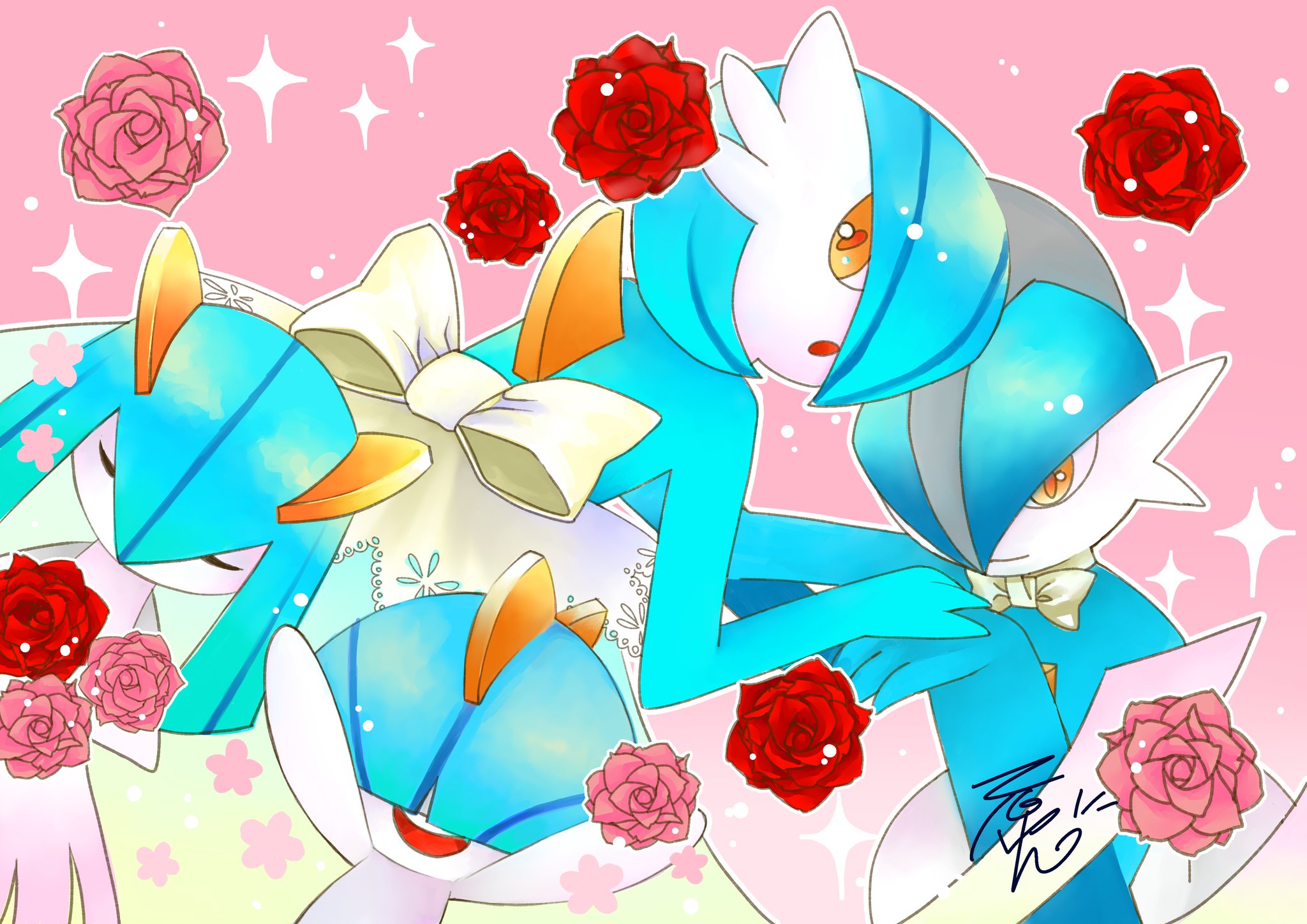 乙原ゆん ラルトス色違い祈願 ポケモン ポケモンイラスト ラルトスデイ サーナイト T Co G3etrpzmbl Twitter